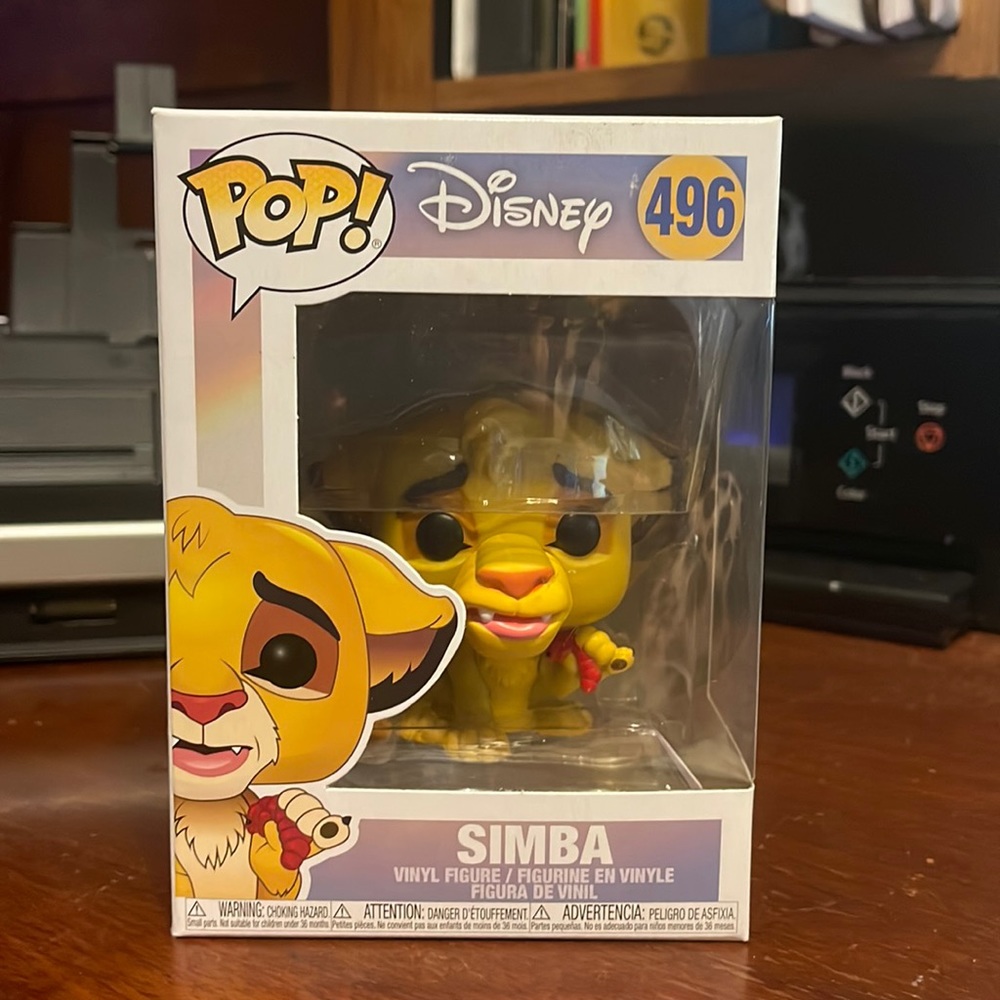 NWT Disney Funko POP Simba Vinyl Figure #496